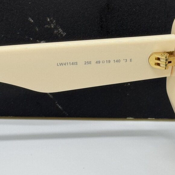 NEW LOEWE IVORY WOMEN SUNGLASSES LOEWE LW4114IS 25E main image 4